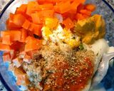 รูปขั้นตอนการทำที่ 1 ของ โทสต์สลัดไข่ต้ม