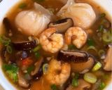 Hình bước làm 4 của món Bánh canh tôm nấm
