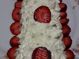 Pionono con frutillas y chantilly 🍓🍓