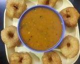 वडा सांबार (vada sambar recipe in marathi) रेसिपी स्टेप 7 फोटो 