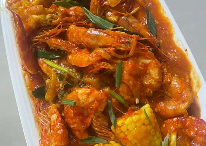 Langkah-langkah untuk membuat Cara membuat Udang Saos Padang rumahan