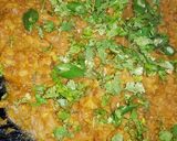 A picture of step 12 of Tawa daal.