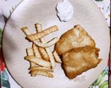 Foto langkah ke 7 dari resep Fish and chips simple dengan saos tar-tar anti gagal.