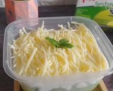 Foto langkah ke 6 dari resep Cake pandan kukus keju.