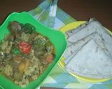 A picture of step 6 of Mix vegetables with chapati..
