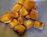 A picture of step 2 of Chilli Paneer.