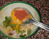 கரண்டி ஆம்லெட் ரெசிபி ஸ்டேப் 3 புகைப்படம்