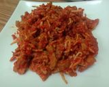 Foto langkah ke 5 dari resep Tempe teri balado.