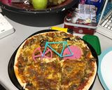 A picture of step 9 of Tuna pizza.