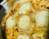 Foto del paso 5 de la receta: Quiche de puerro, bacon y queso de cabra🤩🤩