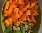 Foto langkah ke 3 dari resep Sop Buah Pepaya Alpukat Santan.