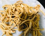 A picture of step 2 of Chapati noodles.