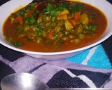 A picture of step 4 of Hara choliya ki sabji.