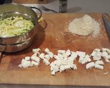 A picture of step 1 of Savoy Cabbage Pasta.