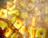 A picture of step 8 of Amba Khatta (traditional odia style instant raw mango pickle).