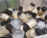 Foto langkah ke 4 dari resep Es Teh Tarik Jelly / Jelly Roasted Black Tea.
