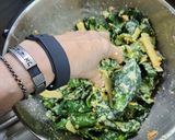 Foto del paso 4 de la receta: Relleno de espinaca en 2 versiones rústica y procesada