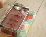 A picture of step 12 of Cherry Blossoms and Matcha ''MIZU-YOKAN'' (White Bean Jelly).