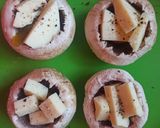 Sajtos gomba kontakt grillben recept fázis 1 fotója