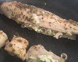 Foto del paso 3 de la receta: Tilapia rellena con base de palmitos