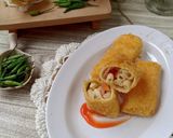Foto langkah ke 15 dari resep Risol Makaroni Smoked beef.