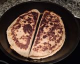 A picture of step 6 of Chicken Tenderloin and Pepper Quesadillas.
