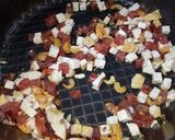Hình bước làm 4 của món Cơm Chiên Dương Châu