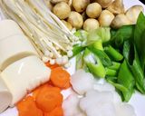 Hình bước làm 1 của món Canh Rong Biển Nấm Thập Cẩm Chay