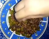 A picture of step 9 of Chatpati Bhindi.