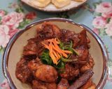 Hình bước làm 4 của món Gà kho quế chi