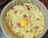 Foto del paso 5 de la receta: Tortilla de papas, calabacín, cebolla y chistorra