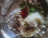 A picture of step 4 of Aaloo Roti.