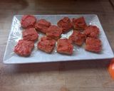 Foto del paso 1 de la receta 321. Biscotes de sobrasada y cebolla deshidratada