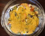 A picture of step 2 of California Farm Seafood Casserole.