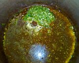 A picture of step 1 of Fried okra soup.