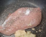 A picture of step 1 of Poached Chicken and Egg Salad (A Healthy Salad option).