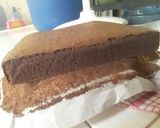 Foto langkah ke 9 dari resep Cake Coklat Potong Lembut.