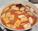 Foto langkah ke 10 dari resep Ayam Tempe Bumbu Merah.