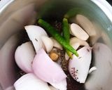 A picture of step 1 of Gota kalara Bhaja.