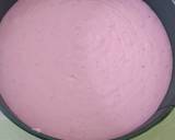 Dragon fruit cheese kek