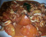 Foto langkah ke 6 dari resep Cumi saus padang.