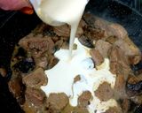 A picture of step 5 of My Fillet of Pork & Mushroom in a Creamy Mustard Sauce 😋.