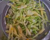 Foto langkah ke 2 dari resep ANTI PAHIT Tumis bunga pepaya (tumis kembang kates gantung).