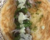 A picture of step 7 of Tikka boti roll.