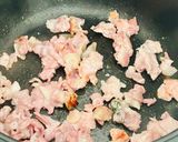 A picture of step 1 of Millet porridge with bacon and vegetables in a multicooker.