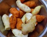 A picture of step 1 of Galangal pickle.