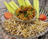 A picture of step 14 of Methi Sprouts Usal.