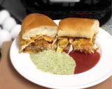 A picture of step 4 of Andaa Shami Burger.