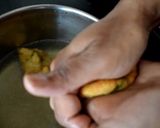 A picture of step 16 of Kanji Vada.