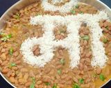 A picture of step 5 of Rajma Rice.